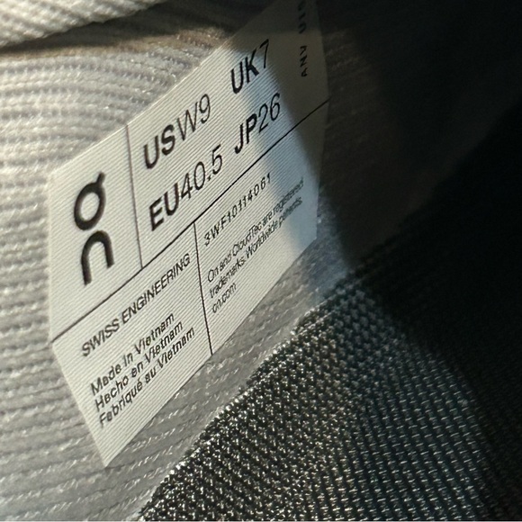 ON CLOUDSWIFT athletic training running lace up shoes sneakers women’s 9 new - Picture 3 of 7